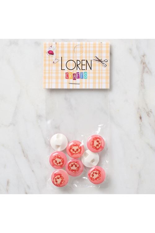 Loren Crafts 8 li Düğme - 445