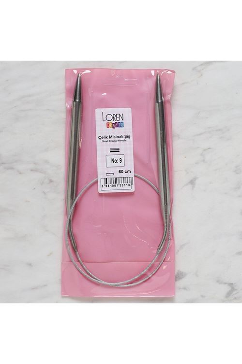 LOREN CRAFTS 9 MM ÇELİK MİSİNALI ŞİŞ 60 CM