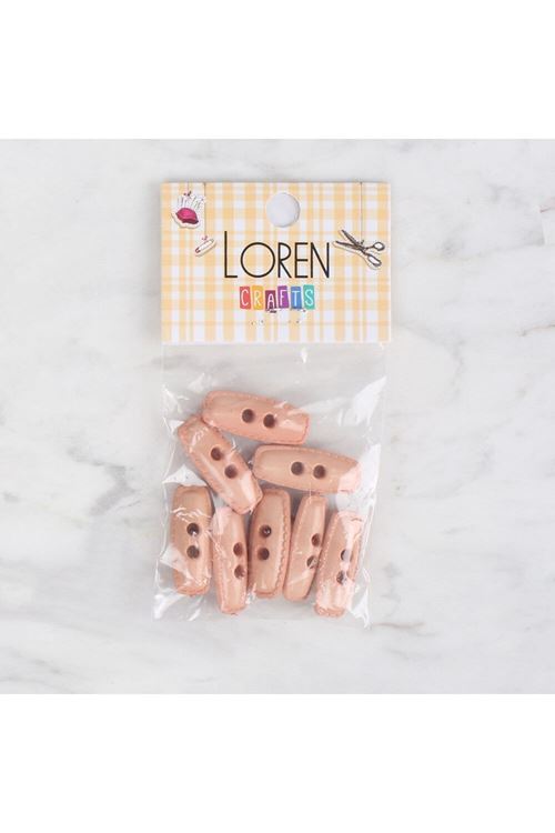 Loren Crafts 8 li Somon Çoban Düğme - 083
