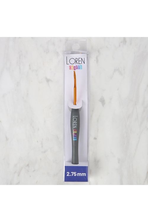 LOREN ALTIN UÇLU YUMUŞAK SAPLI ÖRGÜ TIĞI LRN-041 2