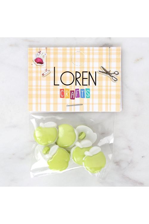 Loren Crafts Yeşil 8'li Düğme - 3000