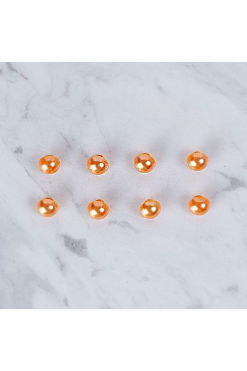 Loren Crafts 8 li Turuncu Düğme - 0146