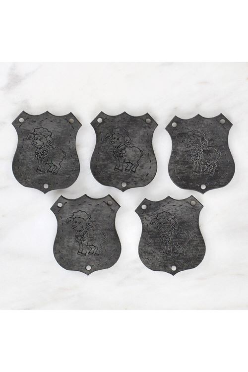 Loren Crafts Figürlü Deri Arma 5 Adet - 1518