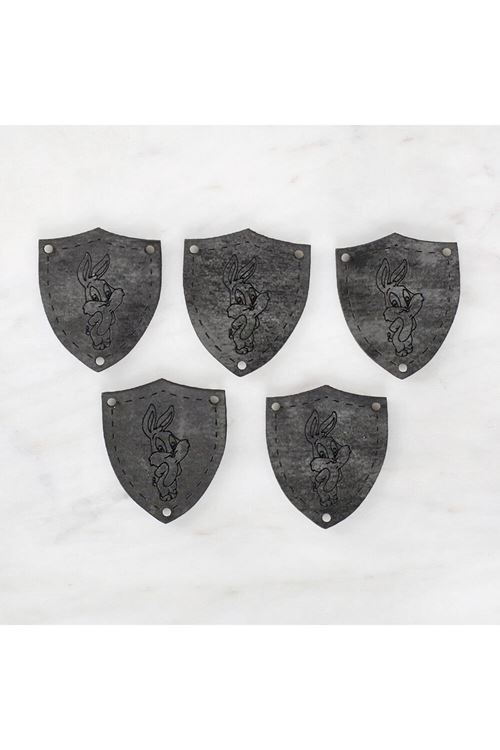 Loren Crafts Figürlü Deri Arma 5 Adet - 1522