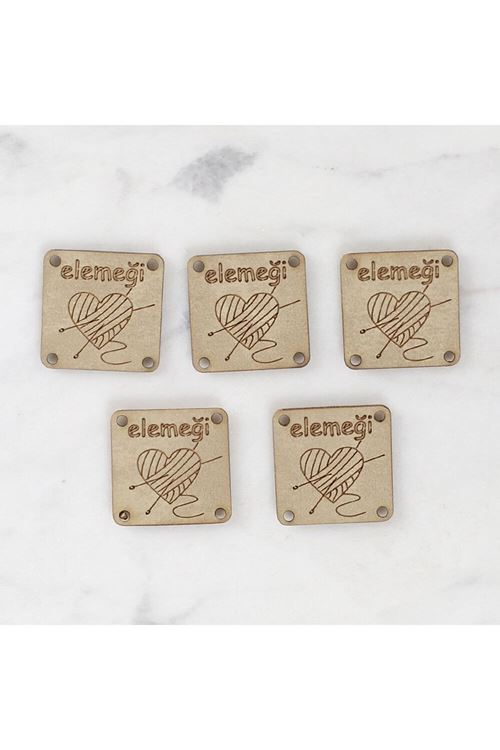 Loren Crafts Elemeği Deri Arma 5 Adet - 1569