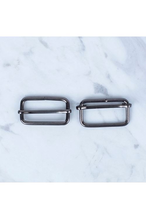 Loren Siyah Metal Toka Sürgülü 2 li Paket