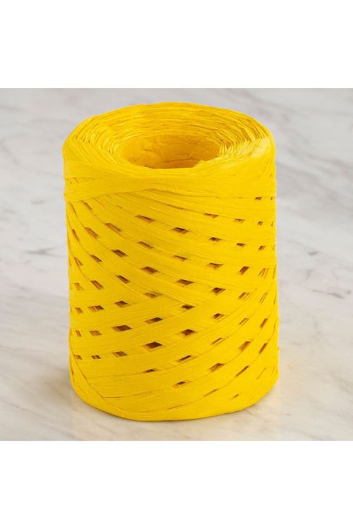 Loren Natural Raffia 90 gr Sarı Kağıt İp - 9