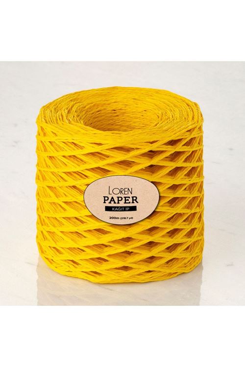 Loren Paper Hardal Sarı Kağıt İpi - RH24