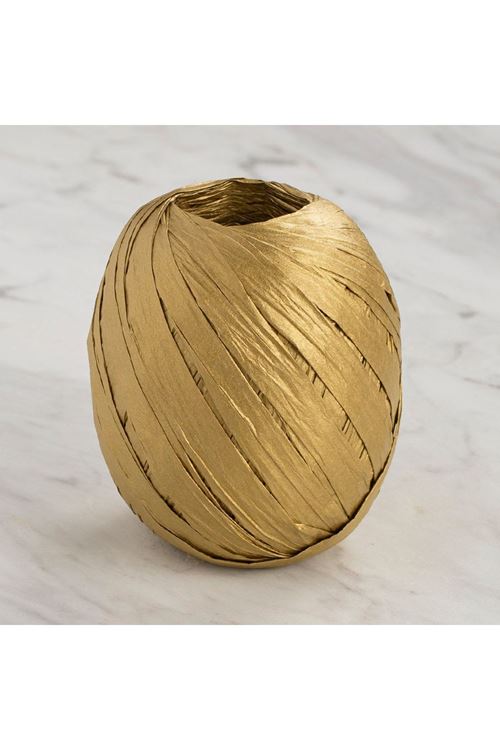 Loren Natural Raffia 30 gr Altın Kağıt İp