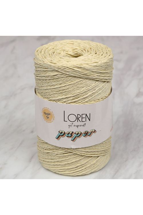 Loren Paper Açık Bej Kağıt İpi - RH41