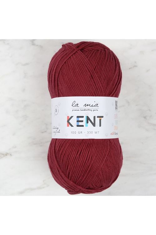 La Mia Kent Açık Bordo El Örgü İpi - L014