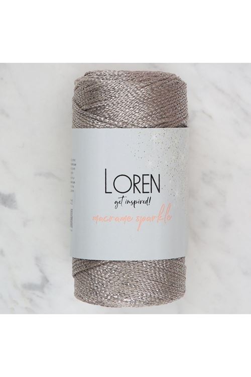 Loren Macrame Sparkle Simli Vizon El Örgü İpi - RM