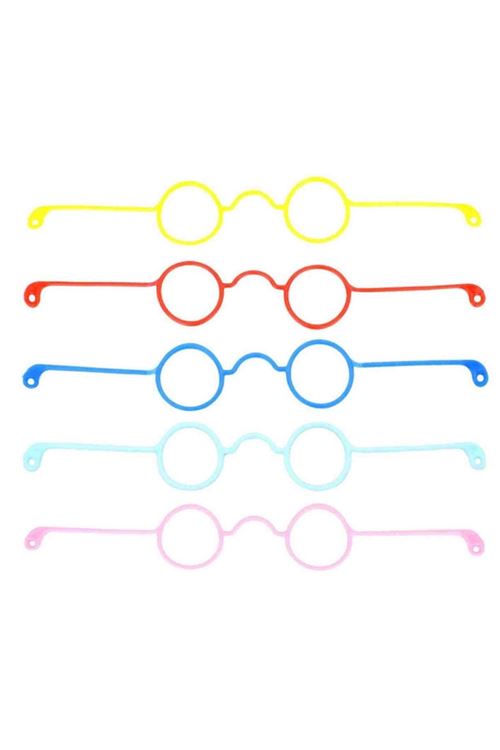 Amigurumi Gözlük 5 Adet Renkli