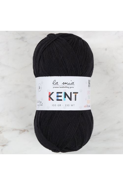 La Mia Kent Siyah El Örgü İpi - L006