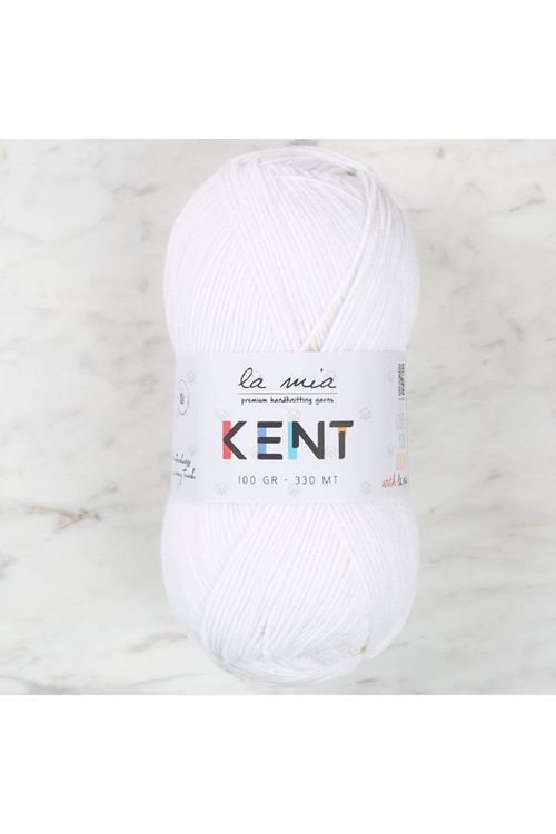 La Mia Kent Beyaz El Örgü İpi - L001