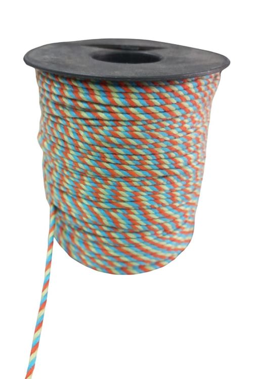 Bileklik İpi, Hediye Paketleme İpi, Şans, Bereket, Aşk, Şifa, Güç 5 Mm Pamuk  5 Metre Yeşil