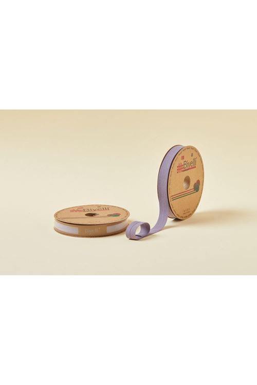 Biye Koton Katlı D37 Lila 2 Cm 25 Metre %65 Koton %35 Polyester