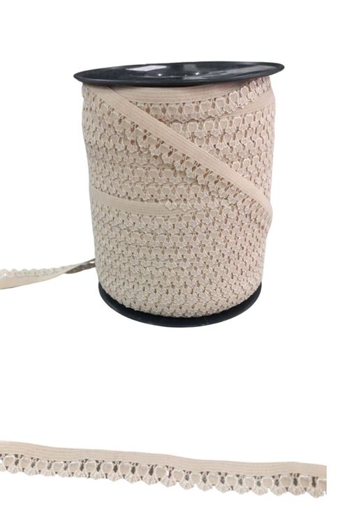 Çamaşır Askısı Şerit En 1 Cm Bej 5 Metre