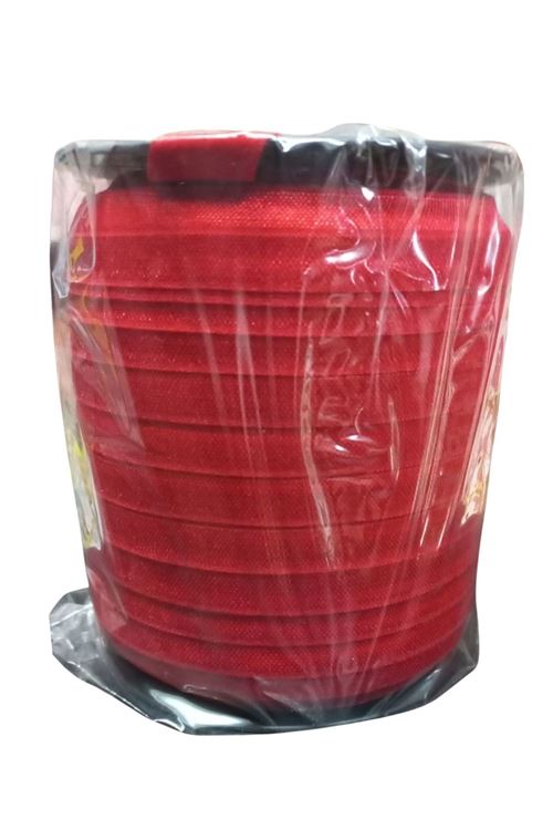 Çamaşır Lastiği Düz 1 Cm  75 Metre 1 Top Kırmızı