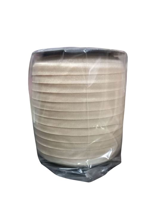 Çamaşır Lastiği Düz 1 Cm  1 Metre Krem