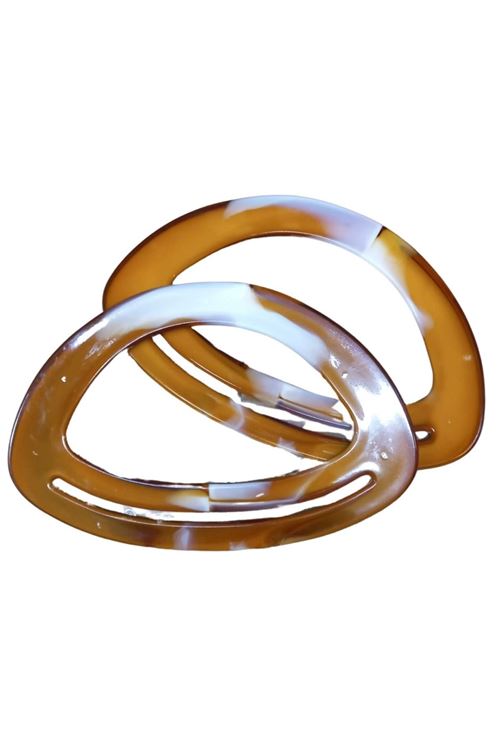 Çanta Sapı Oval Kahverengi 18 Cm