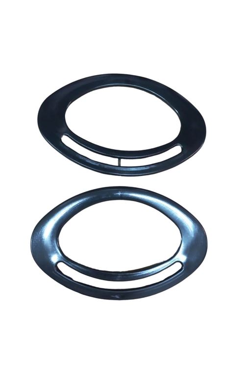 Çanta Sapı Oval Siyah 18 Cm