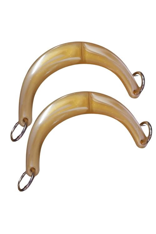 Çanta Sapı Ay Model Bal Rengi 17 Cm