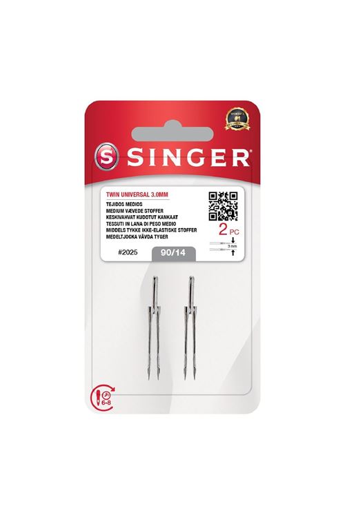 Çift İğne 3mm. (2'li Blister/14 No.)