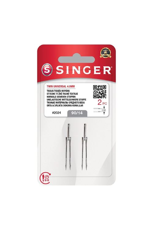 Çift İğne 4mm. (2'li Blister/14 No.)