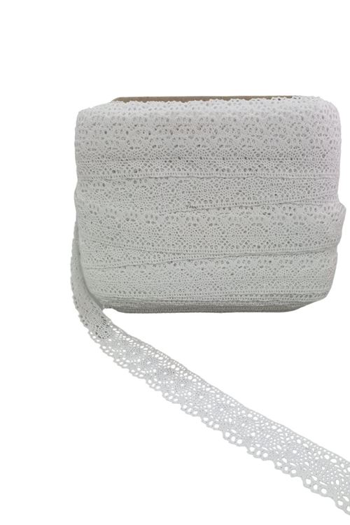 Kopanaki Dantel En 4 Cm Beyaz 5 Metre