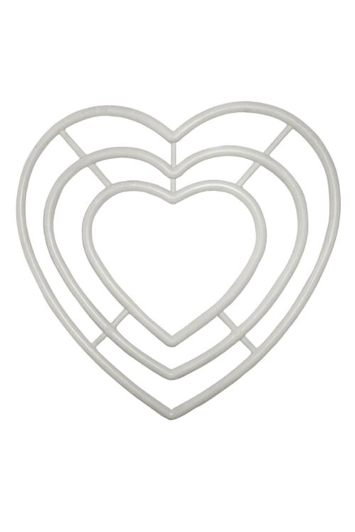 Kalp Makrome Halkası 3'lü 20 Cm