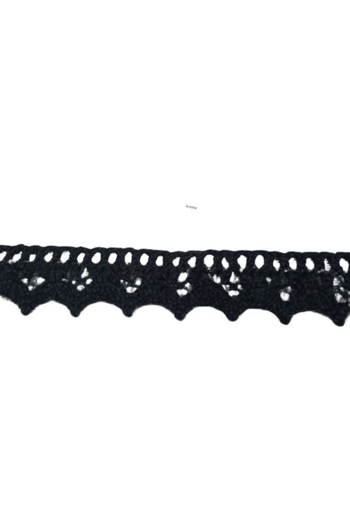 Kopanaki Dantel En 1,5 Cm Siyah 10 Metre