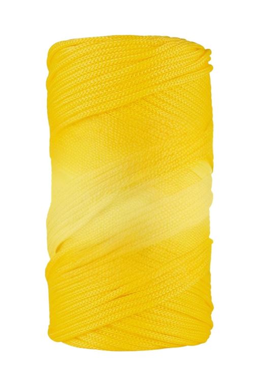 Makrome İpi 3mm  Polyester Canlı Sarı