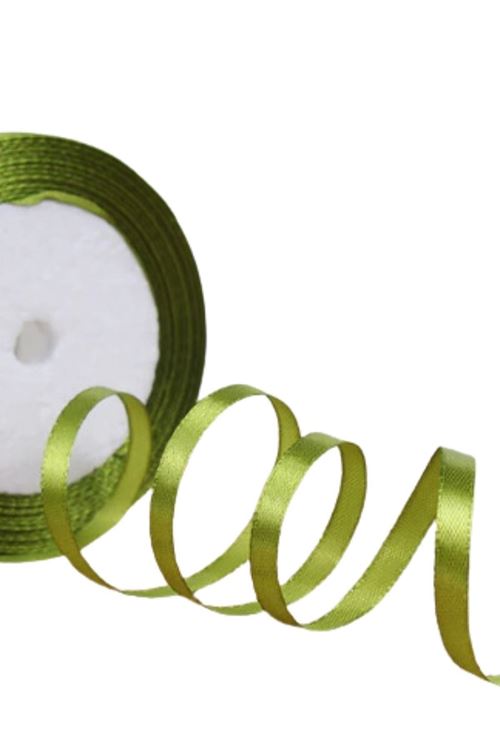 Saten Kurdele 3 Cm 10 Metre Yağ Yeşili