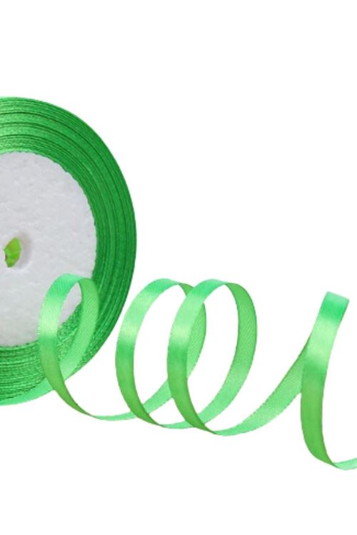 Saten Kurdele 6 Mm Fıstık Yeşili 10 Metre