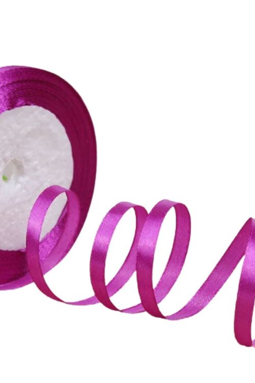 Saten Kurdele 6 Mm Fuşya 70 Metre