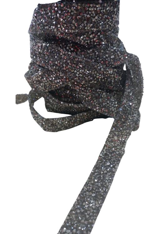 Silikonlu Yapıştırma Taş 1 Cm Siyah 10 Metre