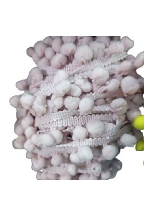Sıralı Ponpon 1 Metre Pudra