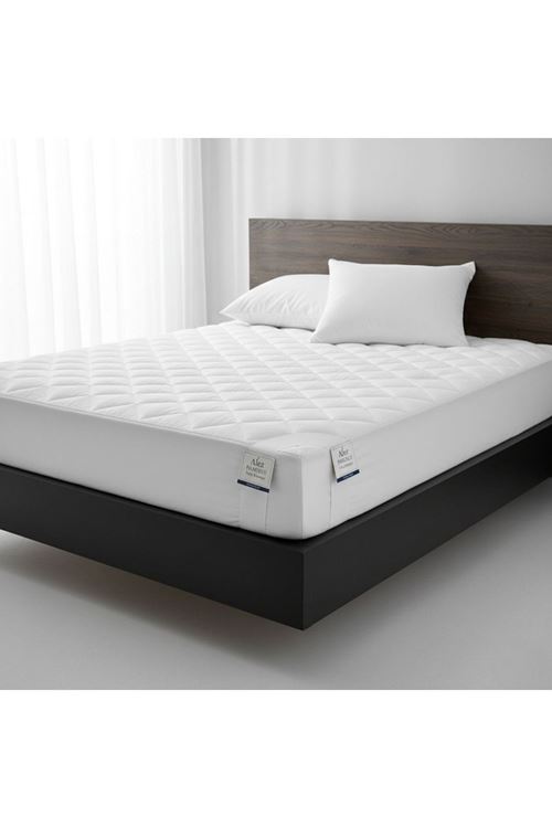 Alez Pamuklu Dört Köşe Lastik Yatak Koruyucu 160*200 Cm