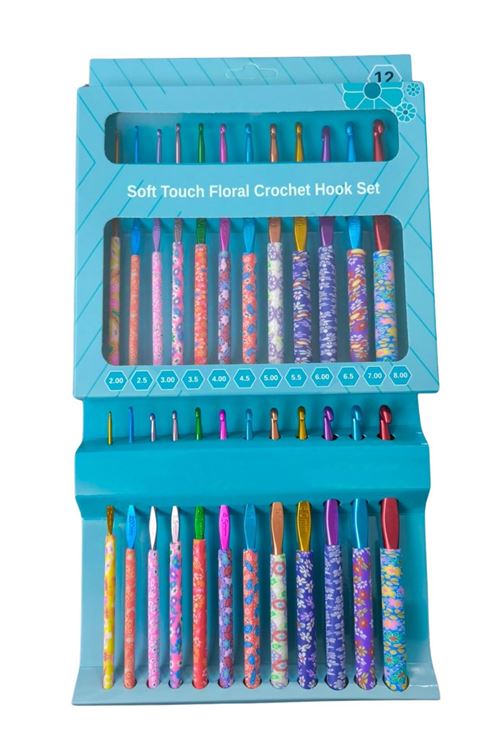 Yün Tığ Set Desenli 12 Adet