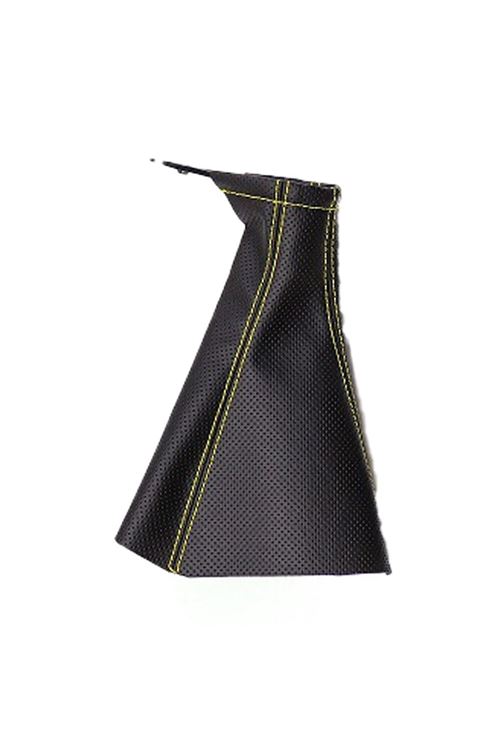 Tüm Araçlara Uyumlu Vites Körüğü Siyah Vinil Sarı Dikiş