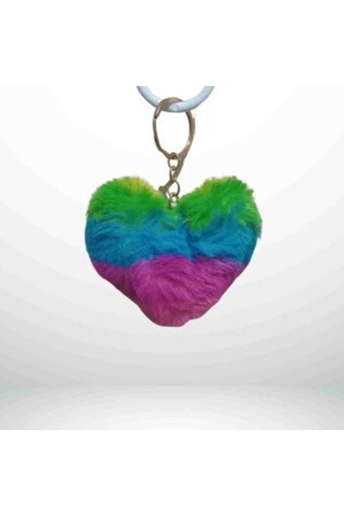 Anahtarlık Peluş Kalp  – Sevgi Dolu Tasarım