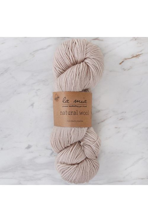 La Mia Natural Wool Bej El Örgü İpi - H2 - 33606
