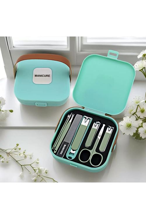 8 Parça Çantalı Manikür Seti