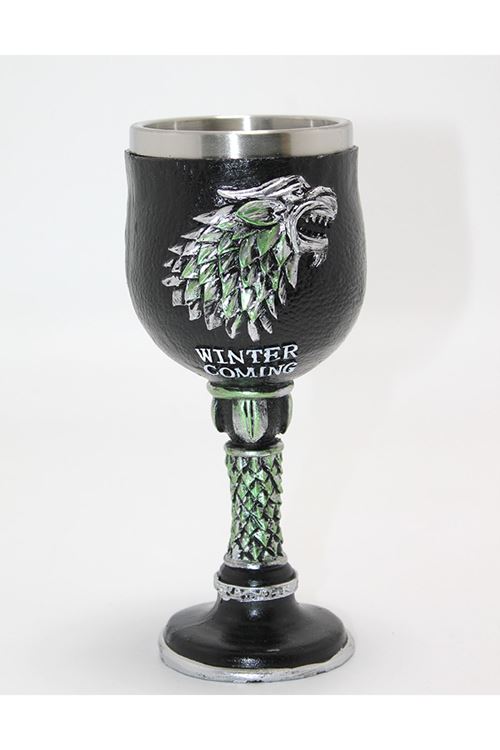 Game Of Thrones House Stark 3D Kabartmalı Çelik Kadeh Bardak