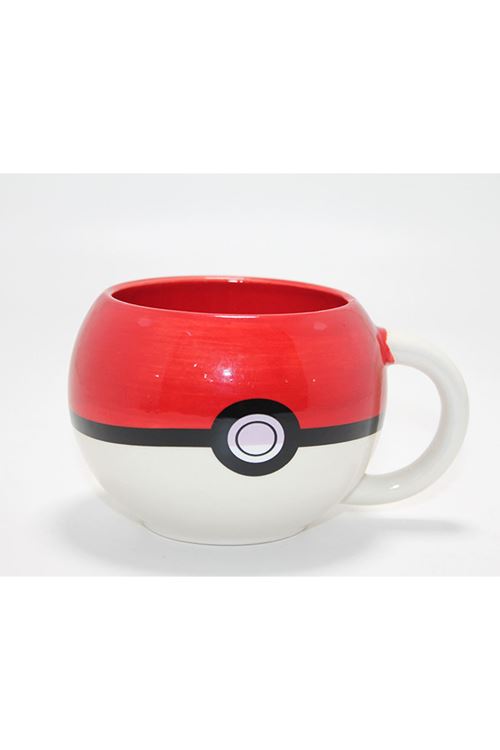 Pokemon Pokeball Tasarımlı 3D Porselen Kupa Bardak