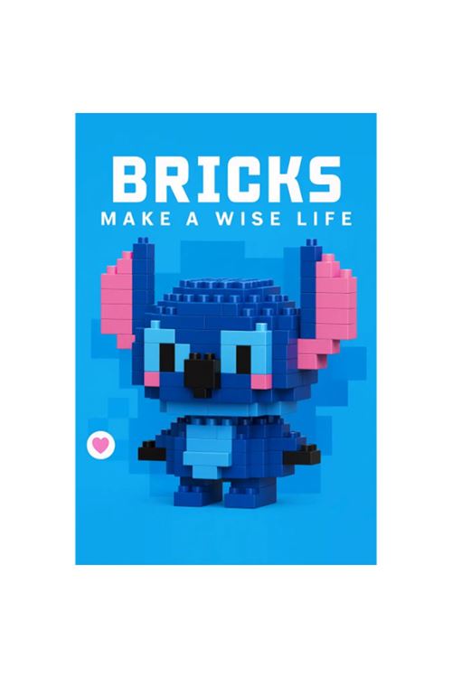 Bricks Stitch Mini Lego Figürü