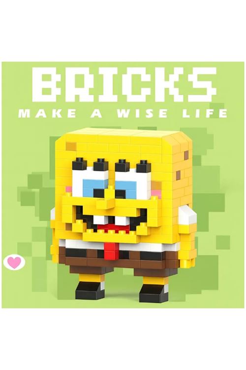 Bricks Sünger Bob Mini Lego Figürü