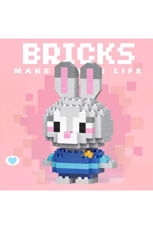 Bricks Zootropolis Judy Hopps Mini Tavşan Lego Figürü