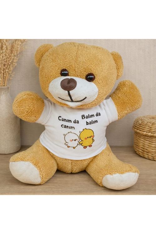 Canım da Canım Balım da Balım Tişörtlü Peluş Ayıcık